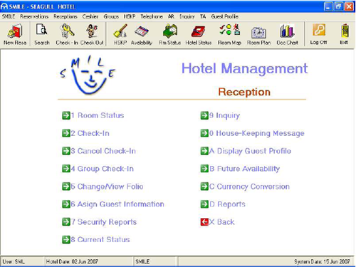 phần mềm quảng lý khách sạn Smile